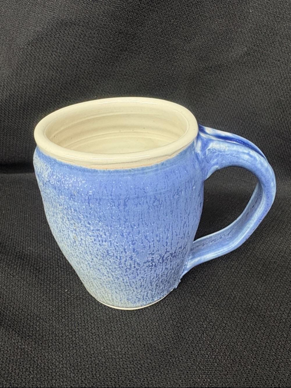 Handcrafted Blue Ceramic Coffee Mug